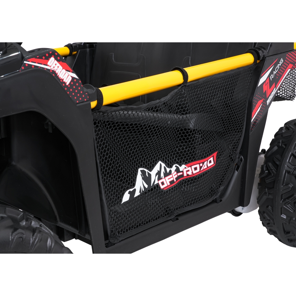 Elektrinis Buggy UTV SPEED, Black-Elektromobiliai vaikams, Keturračiai ir bagiai-e-vaikas