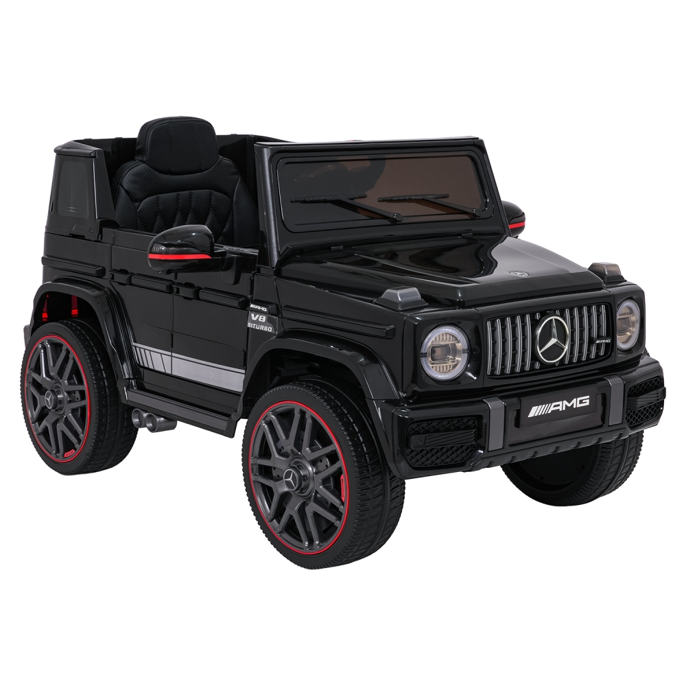 Elektromobilis Mercedes G63 AMG LIFT, Black-Elektromobiliai vaikams, Visureigiai-e-vaikas