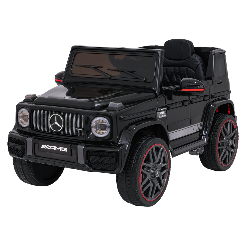 Elektromobilis Mercedes G63 AMG LIFT, Black-Elektromobiliai vaikams, Visureigiai-e-vaikas