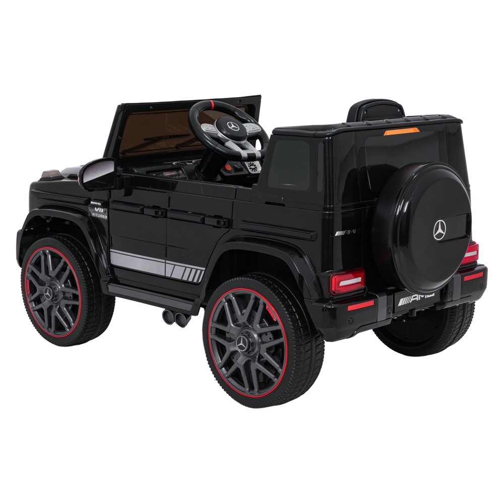 Elektromobilis Mercedes G63 AMG LIFT, Black-Elektromobiliai vaikams, Visureigiai-e-vaikas