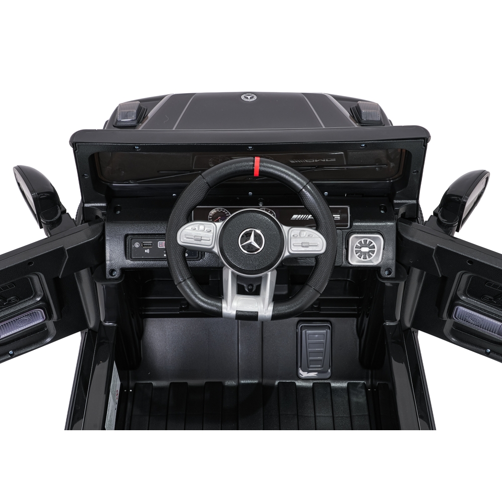 Elektromobilis Mercedes G63 AMG LIFT, Black-Elektromobiliai vaikams, Visureigiai-e-vaikas