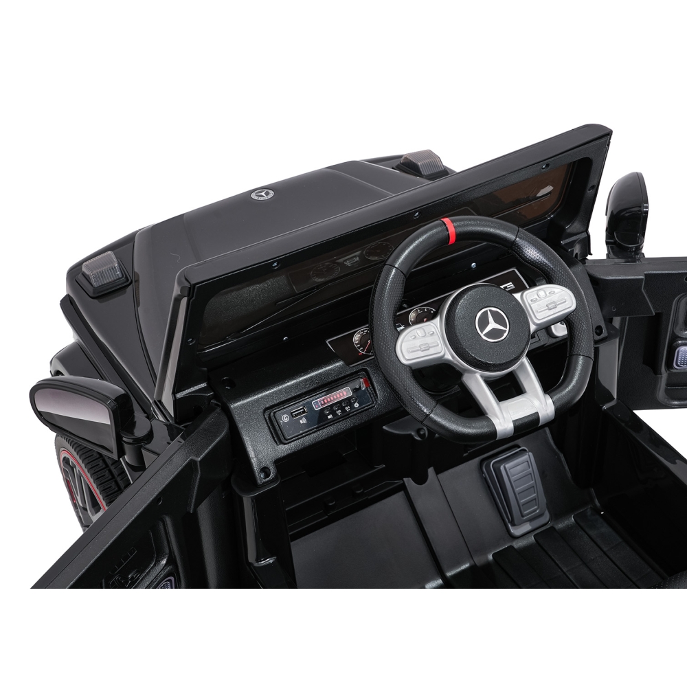 Elektromobilis Mercedes G63 AMG LIFT, Black-Elektromobiliai vaikams, Visureigiai-e-vaikas