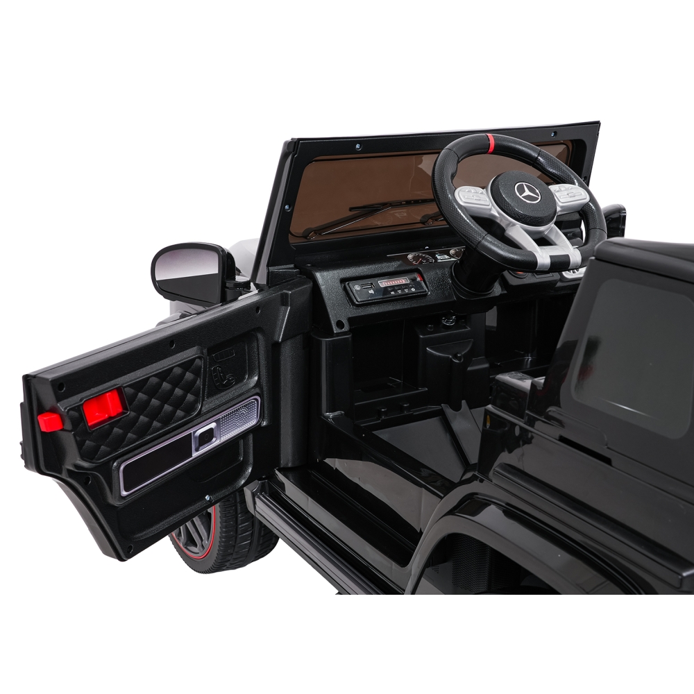 Elektromobilis Mercedes G63 AMG LIFT, Black-Elektromobiliai vaikams, Visureigiai-e-vaikas