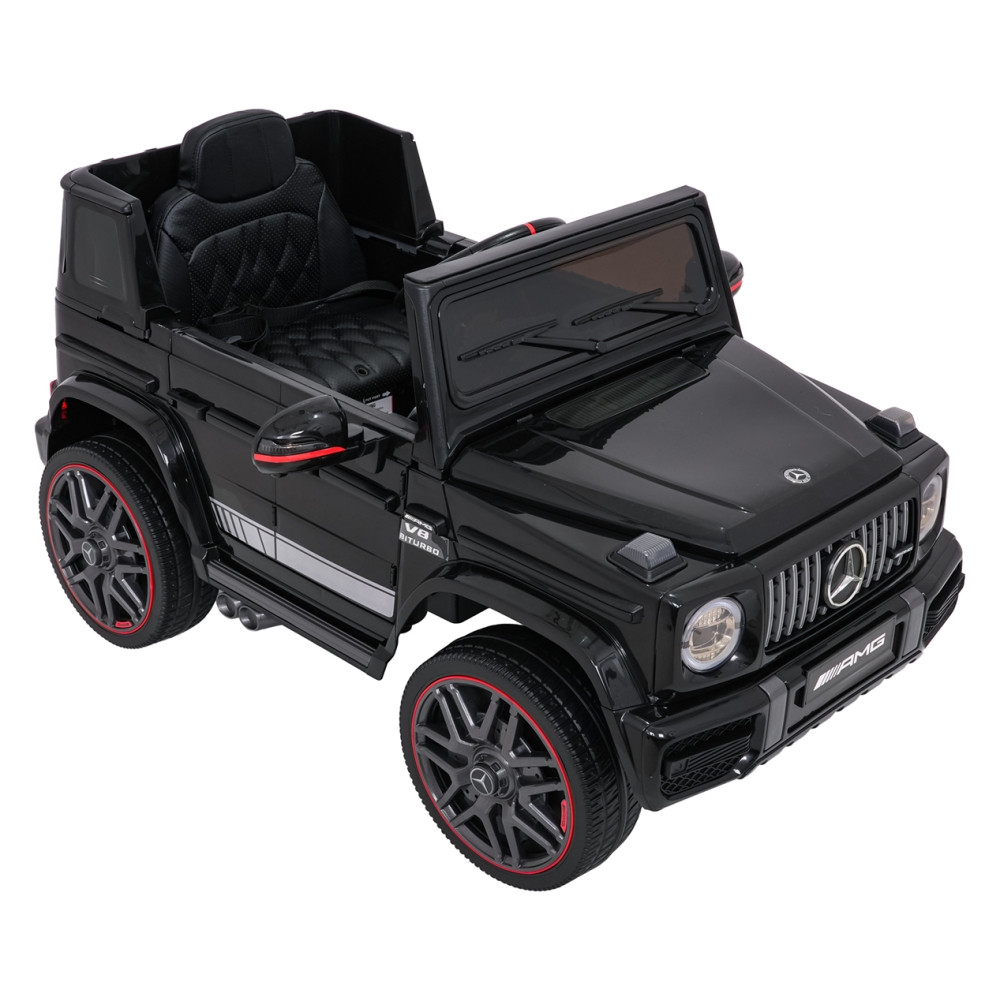 Elektromobilis Mercedes G63 AMG LIFT, Black-Elektromobiliai vaikams, Visureigiai-e-vaikas