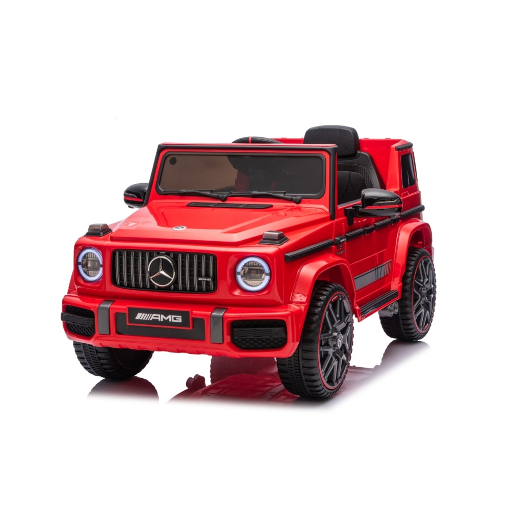 Elektromobilis Mercedes G63 AMG LIFT, Red-Elektromobiliai vaikams, Visureigiai-e-vaikas