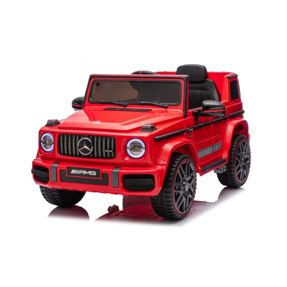 Elektromobilis Mercedes G63 AMG LIFT, Red-Elektromobiliai vaikams, Visureigiai-e-vaikas