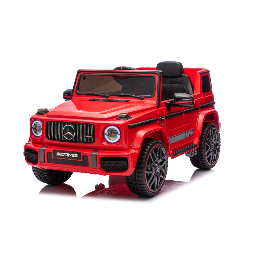 Elektromobilis Mercedes G63 AMG LIFT, Red-Elektromobiliai vaikams, Visureigiai-e-vaikas