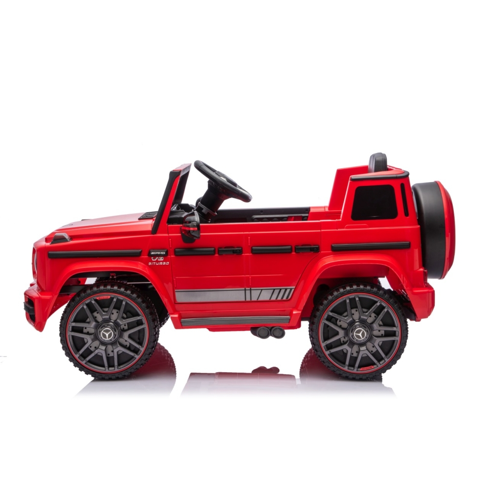 Elektromobilis Mercedes G63 AMG LIFT, Red-Elektromobiliai vaikams, Visureigiai-e-vaikas