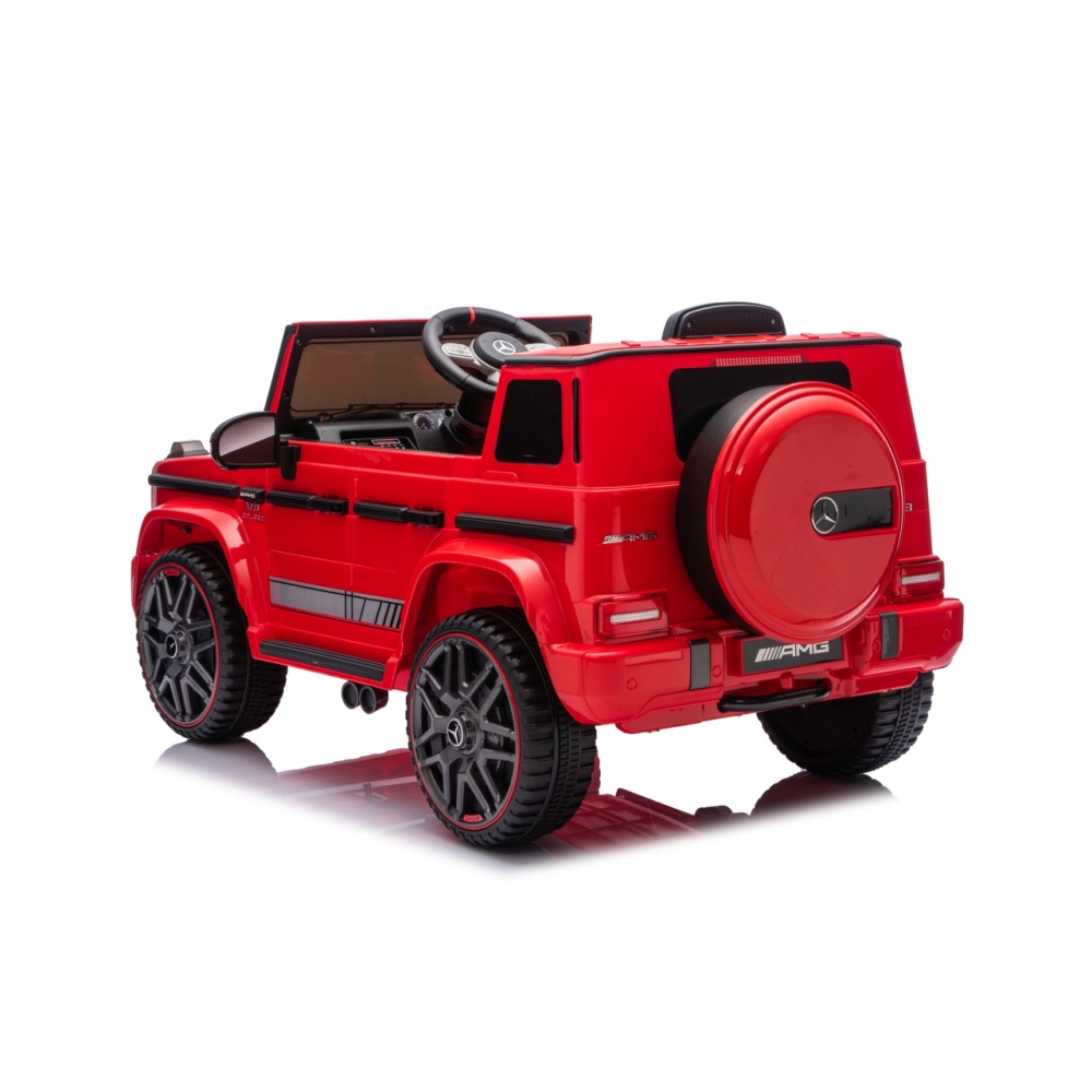 Elektromobilis Mercedes G63 AMG LIFT, Red-Elektromobiliai vaikams, Visureigiai-e-vaikas