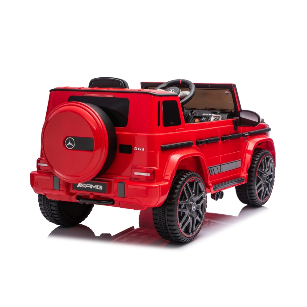 Elektromobilis Mercedes G63 AMG LIFT, Red-Elektromobiliai vaikams, Visureigiai-e-vaikas