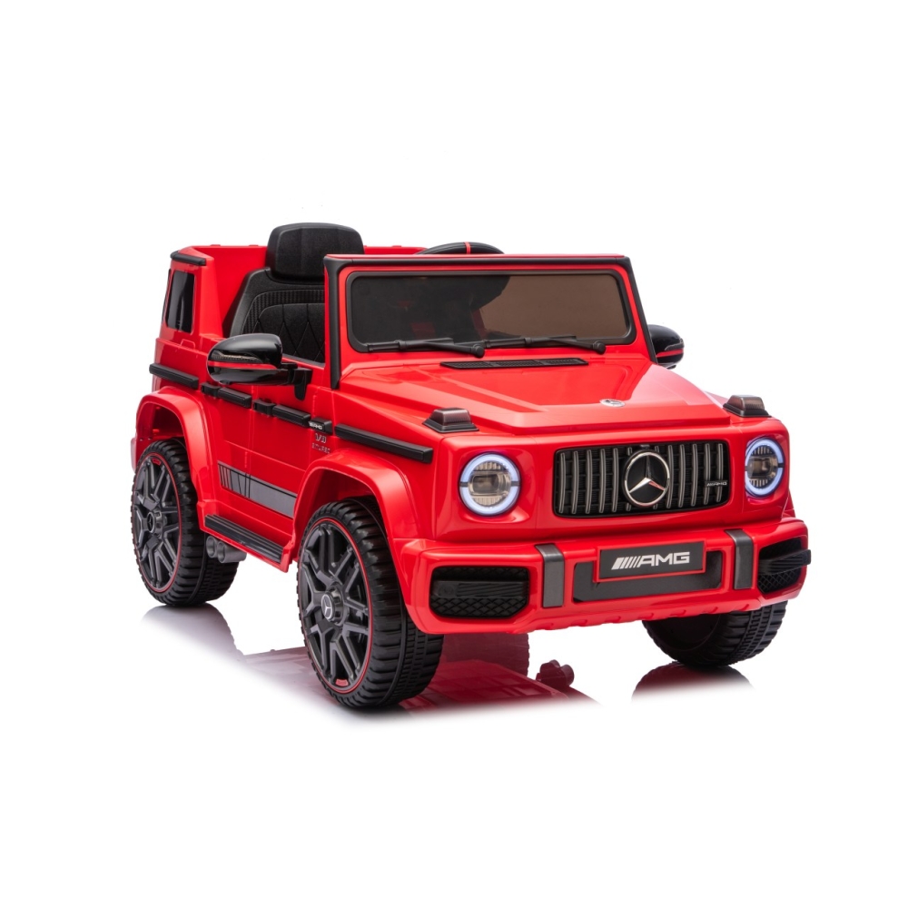 Elektromobilis Mercedes G63 AMG LIFT, Red-Elektromobiliai vaikams, Visureigiai-e-vaikas