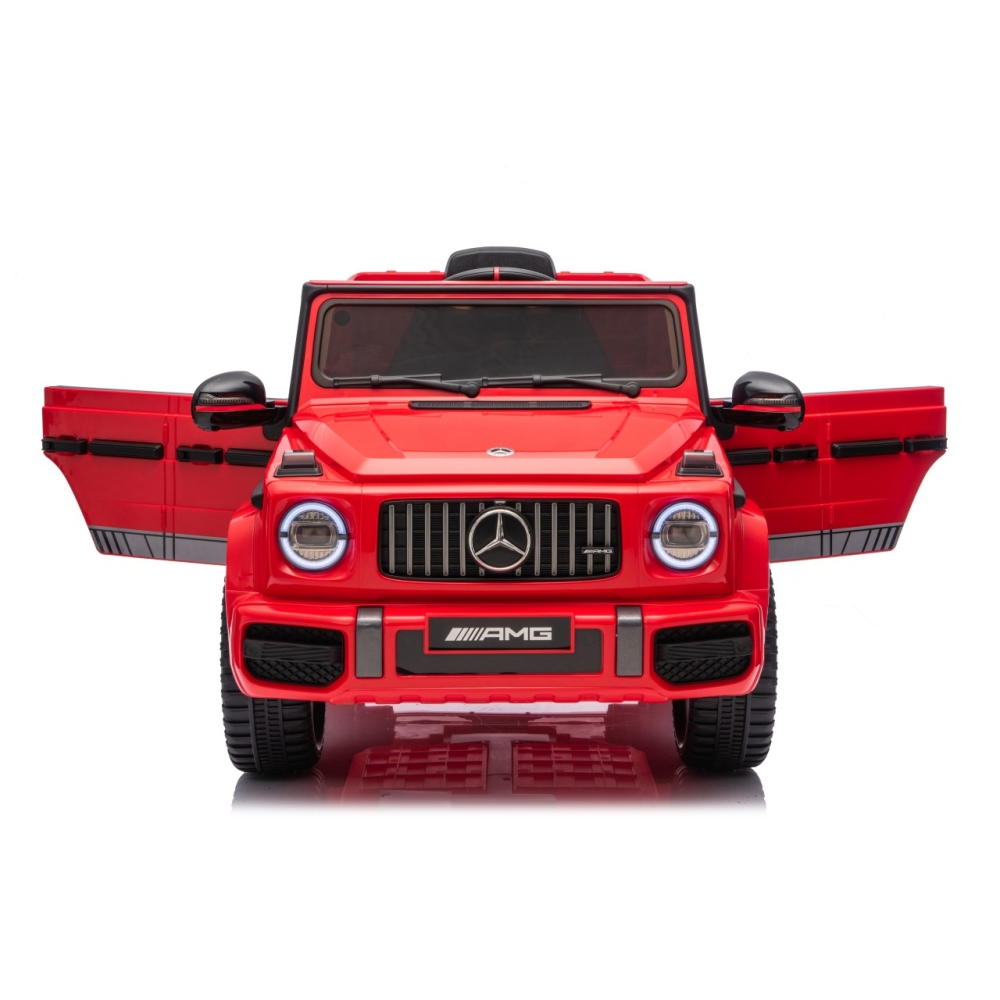 Elektromobilis Mercedes G63 AMG LIFT, Red-Elektromobiliai vaikams, Visureigiai-e-vaikas