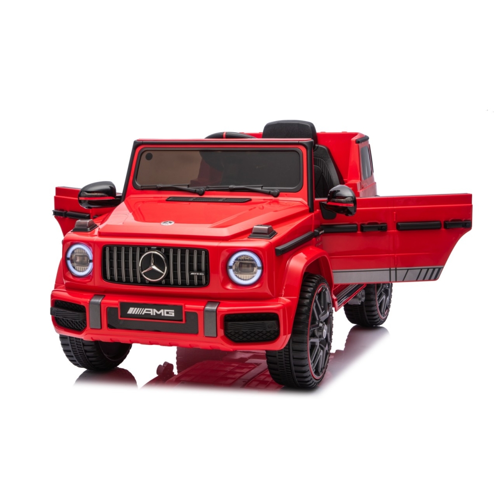 Elektromobilis Mercedes G63 AMG LIFT, Red-Elektromobiliai vaikams, Visureigiai-e-vaikas