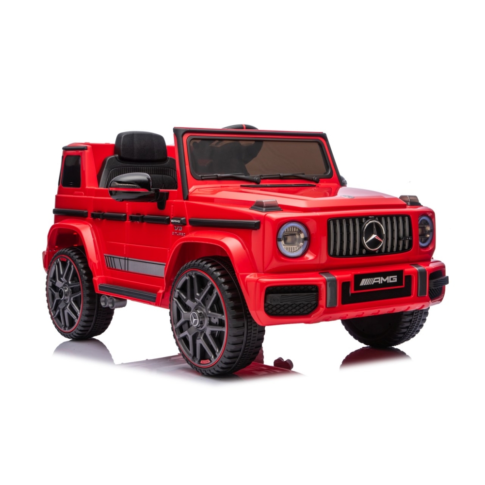 Elektromobilis Mercedes G63 AMG LIFT, Red-Elektromobiliai vaikams, Visureigiai-e-vaikas