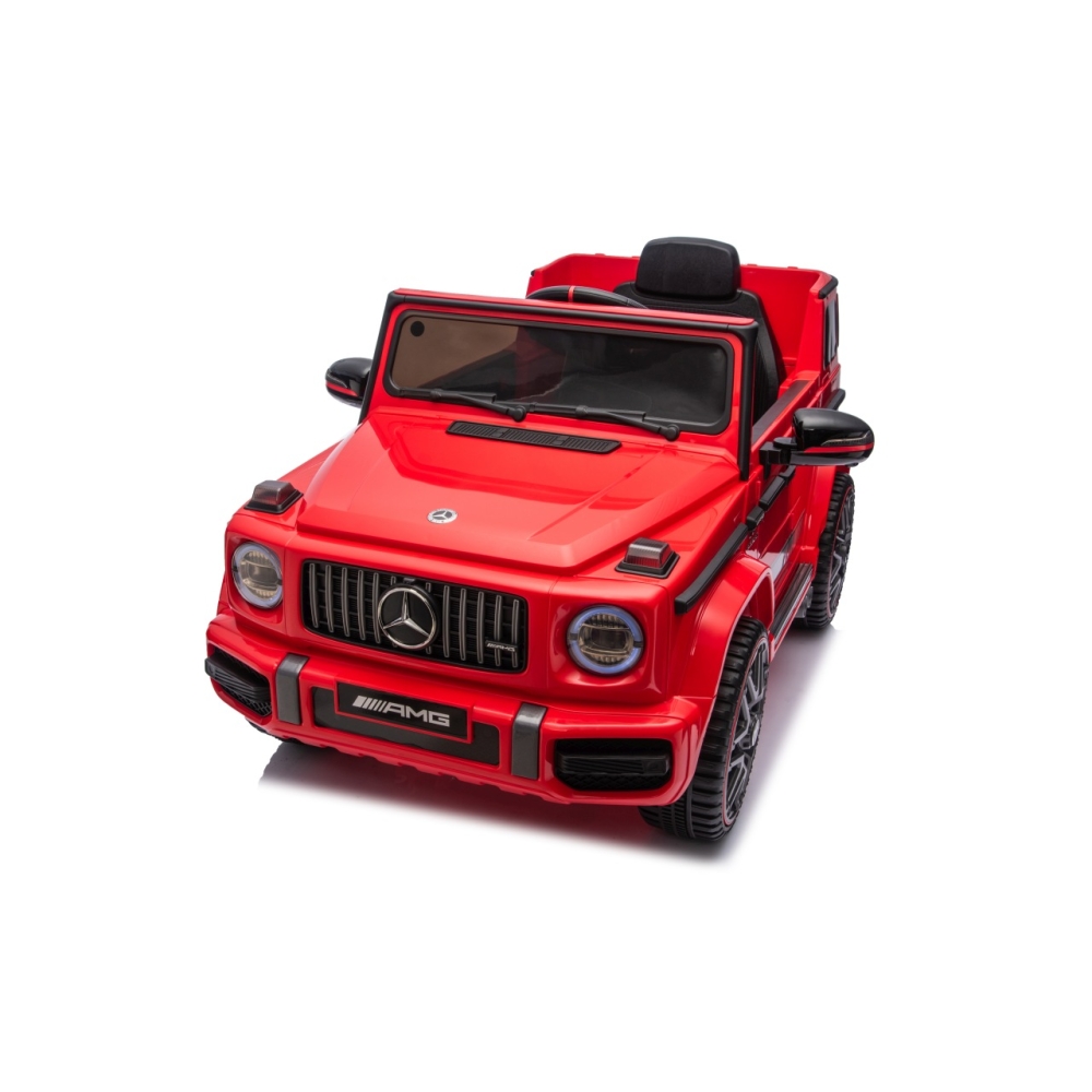 Elektromobilis Mercedes G63 AMG LIFT, Red-Elektromobiliai vaikams, Visureigiai-e-vaikas