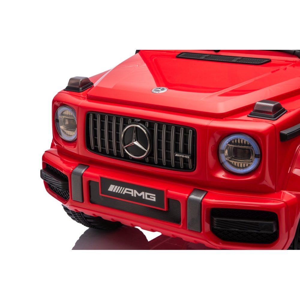Elektromobilis Mercedes G63 AMG LIFT, Red-Elektromobiliai vaikams, Visureigiai-e-vaikas