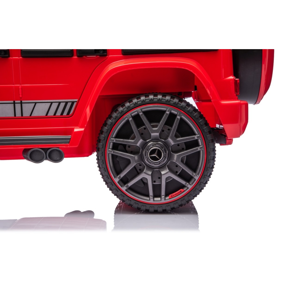 Elektromobilis Mercedes G63 AMG LIFT, Red-Elektromobiliai vaikams, Visureigiai-e-vaikas