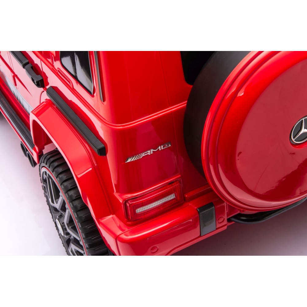 Elektromobilis Mercedes G63 AMG LIFT, Red-Elektromobiliai vaikams, Visureigiai-e-vaikas