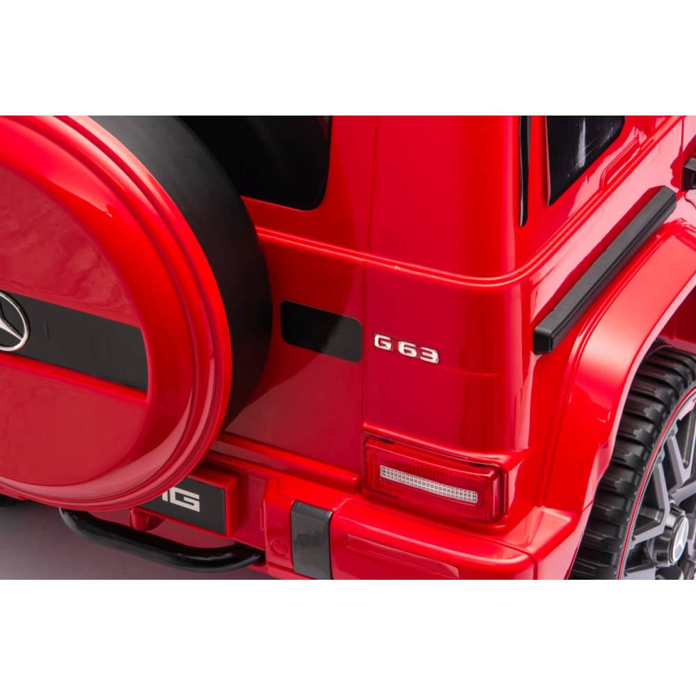 Elektromobilis Mercedes G63 AMG LIFT, Red-Elektromobiliai vaikams, Visureigiai-e-vaikas