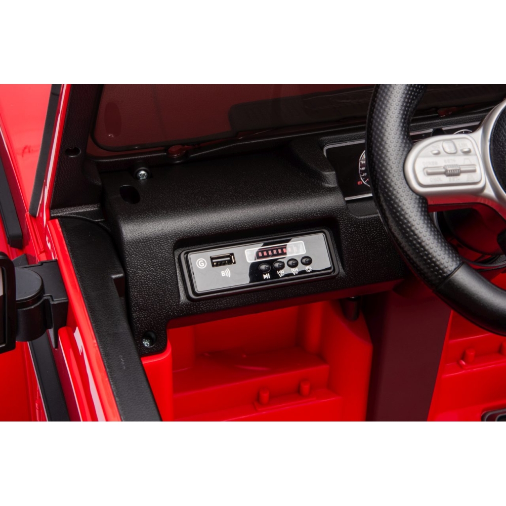 Elektromobilis Mercedes G63 AMG LIFT, Red-Elektromobiliai vaikams, Visureigiai-e-vaikas