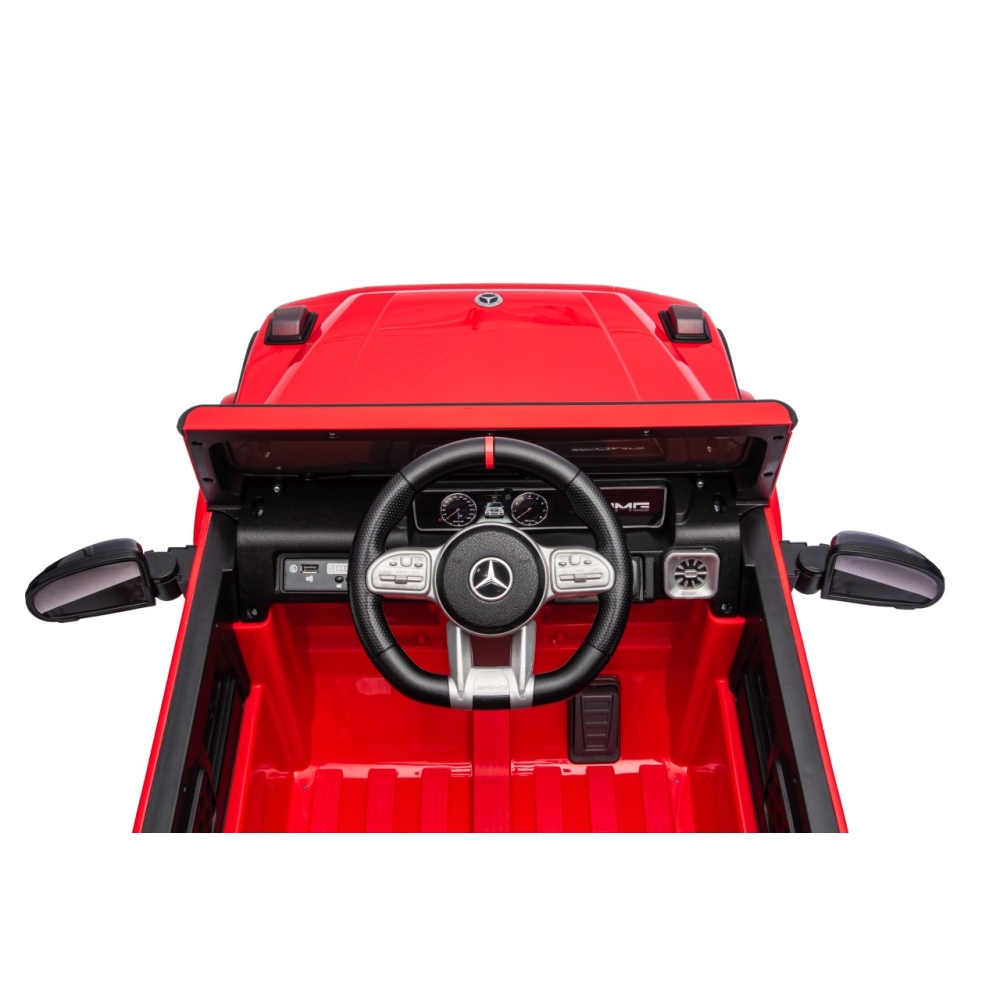 Elektromobilis Mercedes G63 AMG LIFT, Red-Elektromobiliai vaikams, Visureigiai-e-vaikas