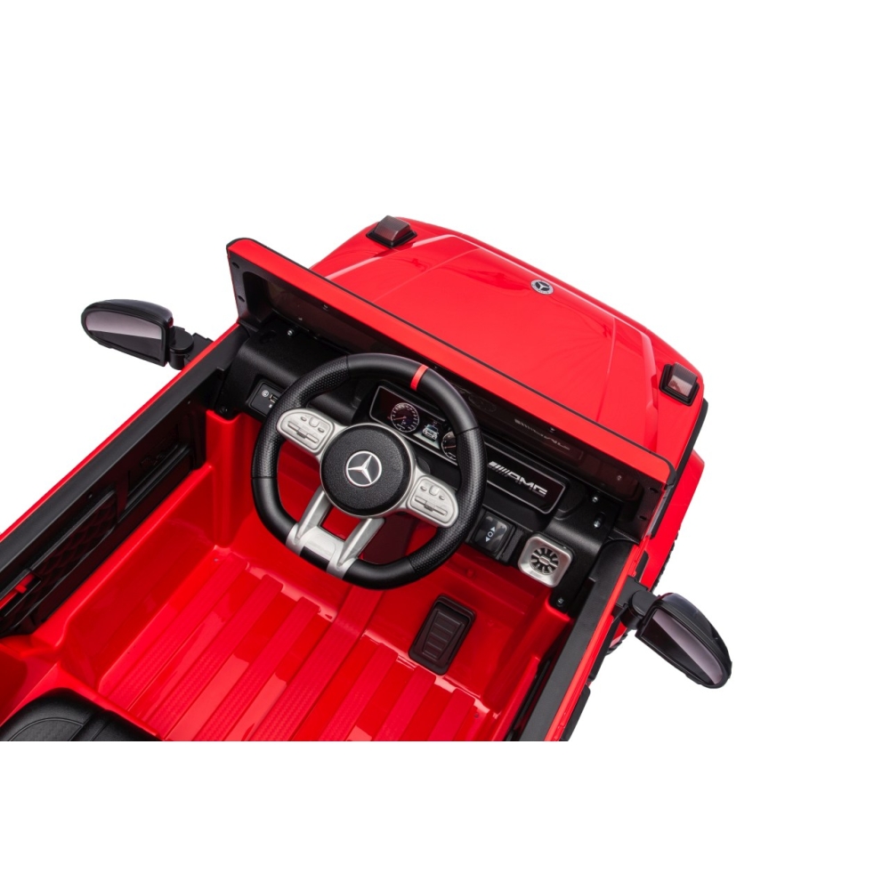 Elektromobilis Mercedes G63 AMG LIFT, Red-Elektromobiliai vaikams, Visureigiai-e-vaikas