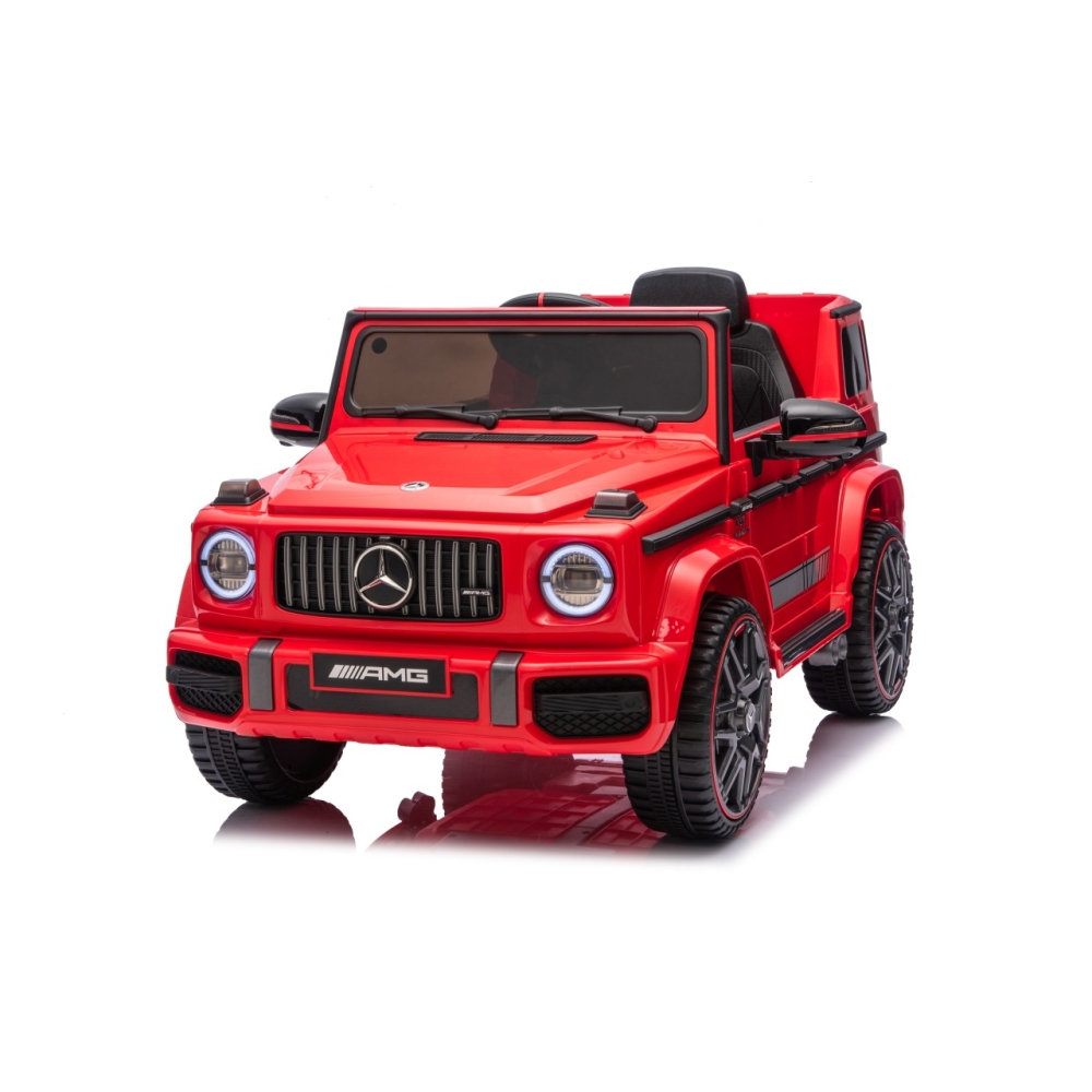 Elektromobilis Mercedes G63 AMG LIFT, Red-Elektromobiliai vaikams, Visureigiai-e-vaikas