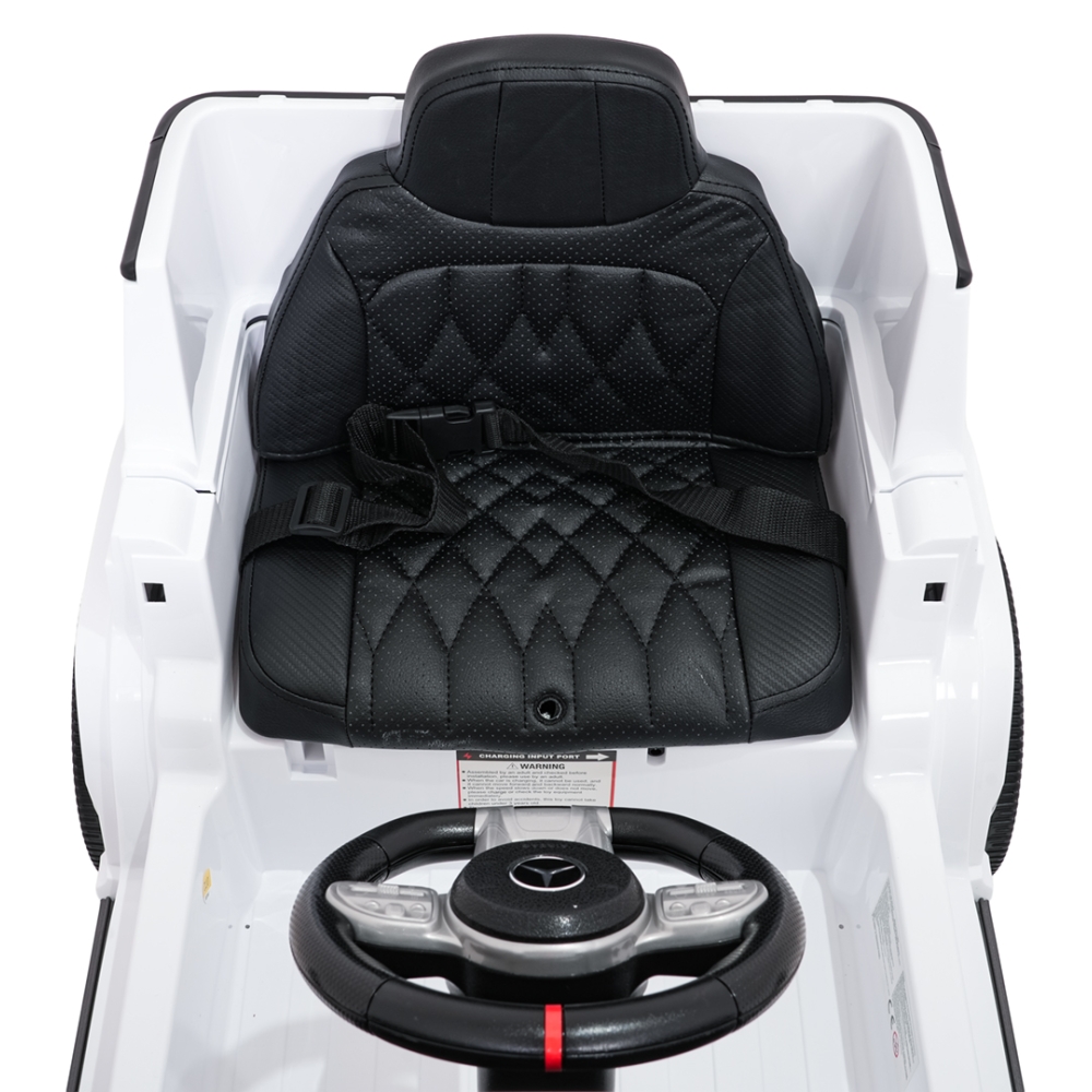Elektromobilis Mercedes G63 AMG LIFT, White-Elektromobiliai vaikams, Visureigiai-e-vaikas