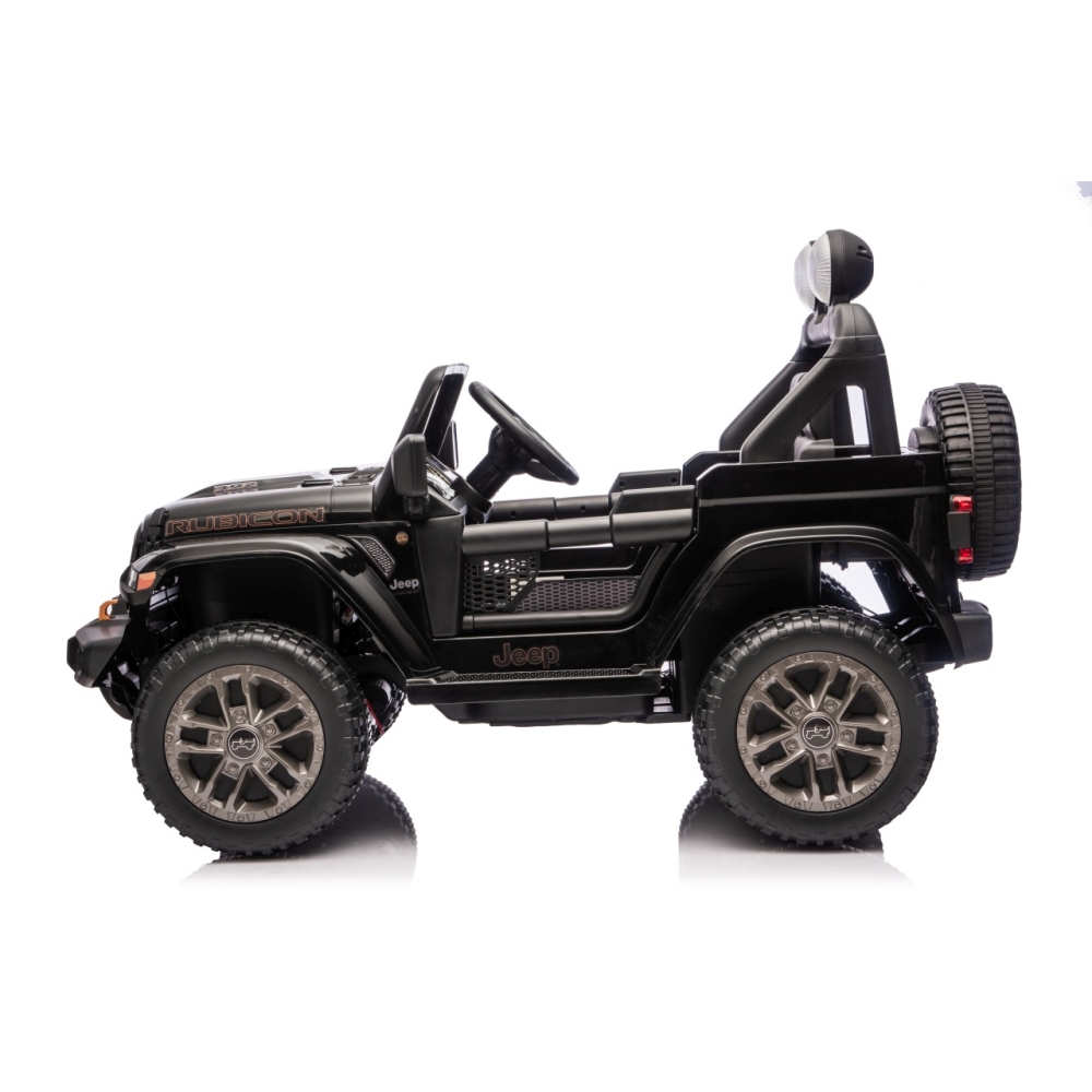 Elektromobilis Jeep Wrangler Rubicon LIFT, Black-Elektromobiliai vaikams, Visureigiai-e-vaikas