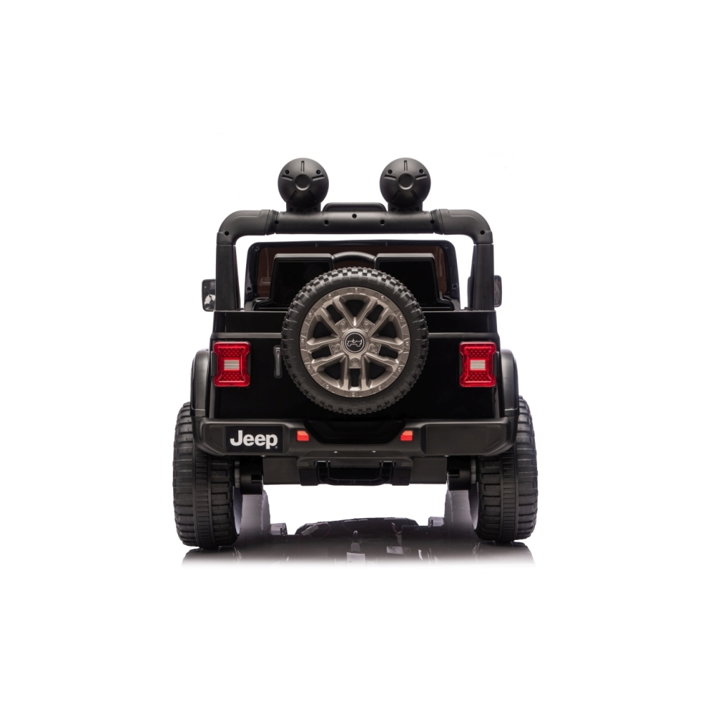 Elektromobilis Jeep Wrangler Rubicon LIFT, Black-Elektromobiliai vaikams, Visureigiai-e-vaikas