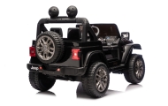 Elektromobilis Jeep Wrangler Rubicon LIFT, Black-Elektromobiliai vaikams, Visureigiai-e-vaikas