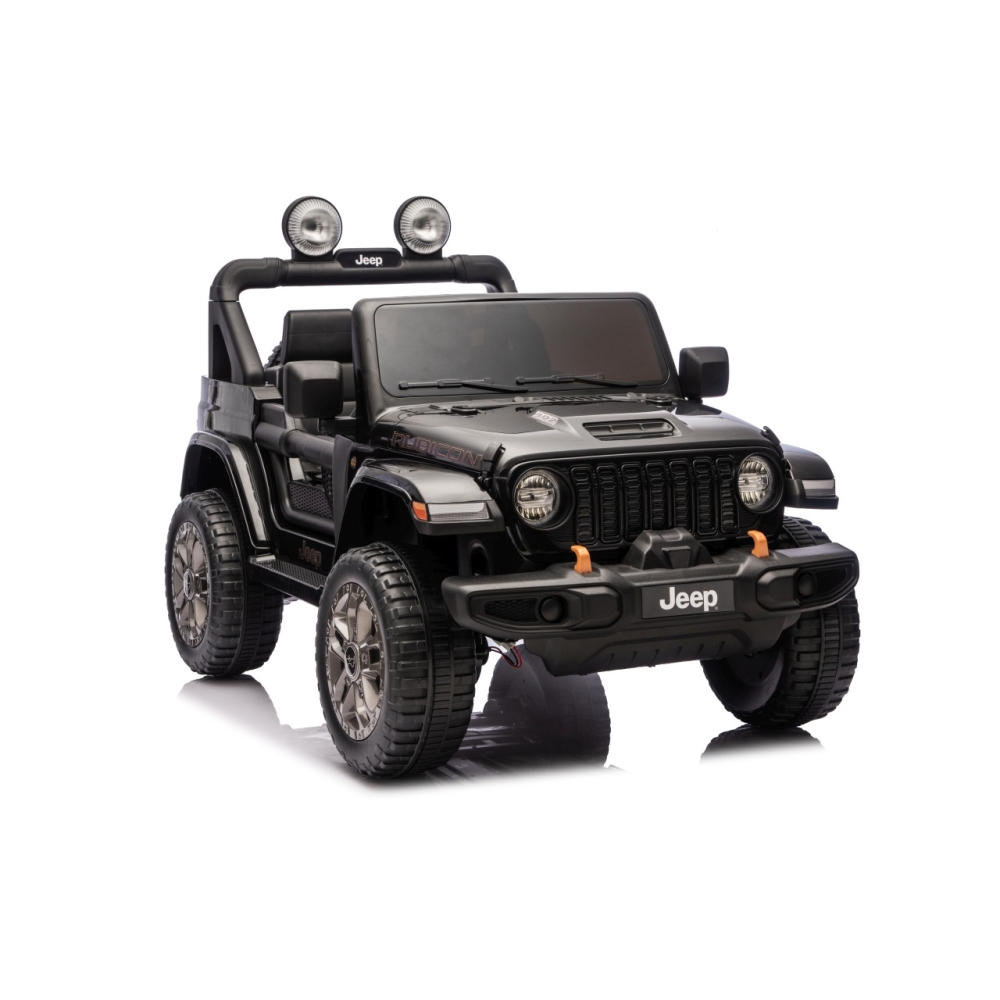Elektromobilis Jeep Wrangler Rubicon LIFT, Black-Elektromobiliai vaikams, Visureigiai-e-vaikas