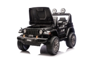Elektromobilis Jeep Wrangler Rubicon LIFT, Black-Elektromobiliai vaikams, Visureigiai-e-vaikas