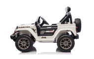 Elektromobilis Jeep Wrangler Rubicon LIFT, White-Elektromobiliai vaikams, Visureigiai-e-vaikas