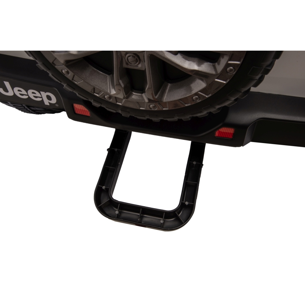 Elektromobilis Jeep Wrangler Rubicon LIFT, White-Elektromobiliai vaikams, Visureigiai-e-vaikas