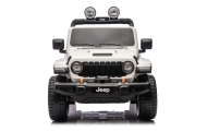 Elektromobilis Jeep Wrangler Rubicon LIFT, White-Elektromobiliai vaikams, Visureigiai-e-vaikas
