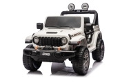 Elektromobilis Jeep Wrangler Rubicon LIFT, White-Elektromobiliai vaikams, Visureigiai-e-vaikas
