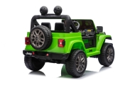 Elektromobilis Jeep Wrangler Rubicon LIFT, Green-Elektromobiliai vaikams, Visureigiai-e-vaikas