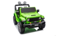 Elektromobilis Jeep Wrangler Rubicon LIFT, Green-Elektromobiliai vaikams, Visureigiai-e-vaikas