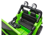 Elektromobilis Jeep Wrangler Rubicon LIFT, Green-Elektromobiliai vaikams, Visureigiai-e-vaikas