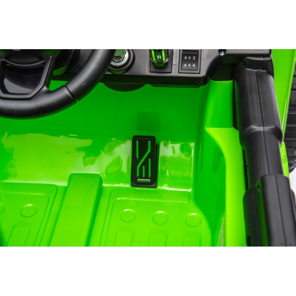 Elektromobilis Jeep Wrangler Rubicon LIFT, Green-Elektromobiliai vaikams, Visureigiai-e-vaikas