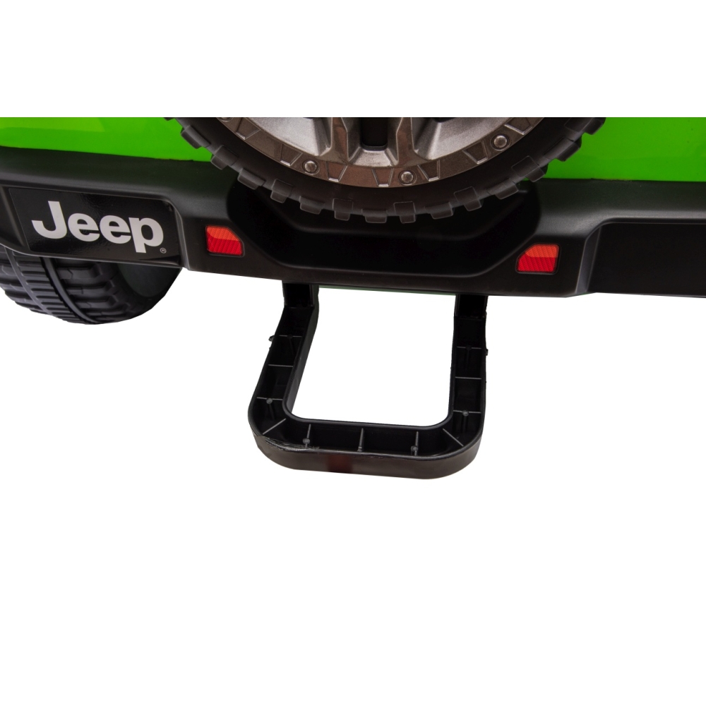 Elektromobilis Jeep Wrangler Rubicon LIFT, Green-Elektromobiliai vaikams, Visureigiai-e-vaikas