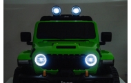 Elektromobilis Jeep Wrangler Rubicon LIFT, Green-Elektromobiliai vaikams, Visureigiai-e-vaikas