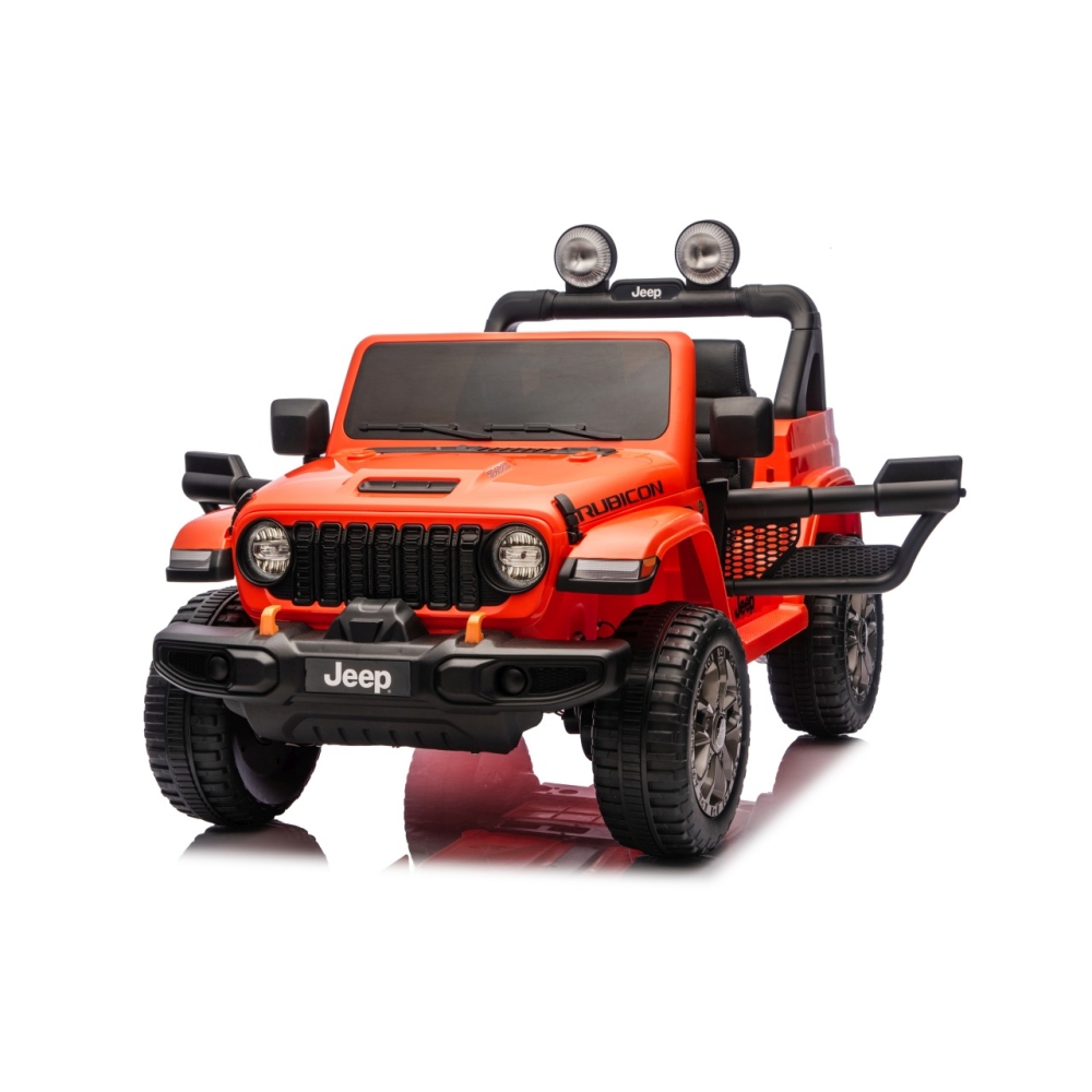 Elektromobilis Jeep Wrangler Rubicon LIFT, Orange-Elektromobiliai vaikams, Visureigiai-e-vaikas