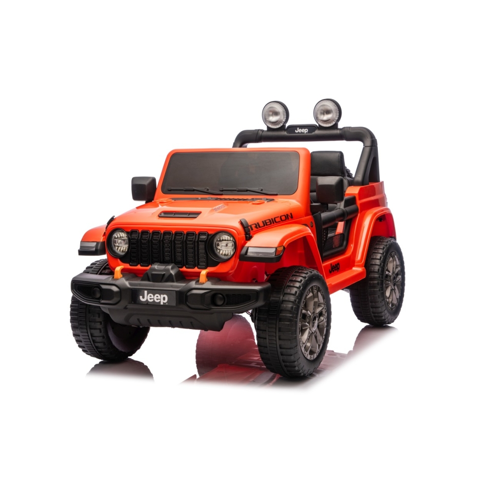 Elektromobilis Jeep Wrangler Rubicon LIFT, Orange-Elektromobiliai vaikams, Visureigiai-e-vaikas