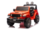 Elektromobilis Jeep Wrangler Rubicon LIFT, Orange-Elektromobiliai vaikams, Visureigiai-e-vaikas