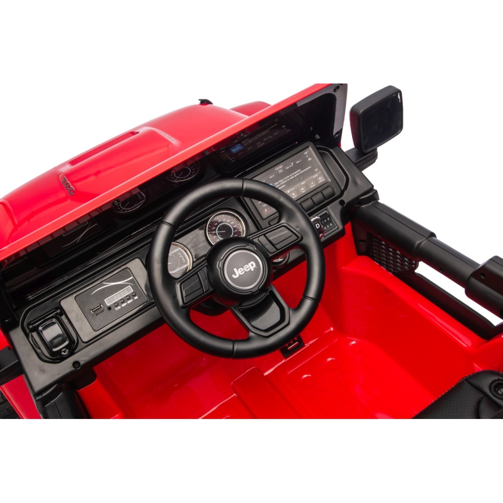 Elektromobilis Jeep Wrangler Rubicon LIFT, Orange-Elektromobiliai vaikams, Visureigiai-e-vaikas