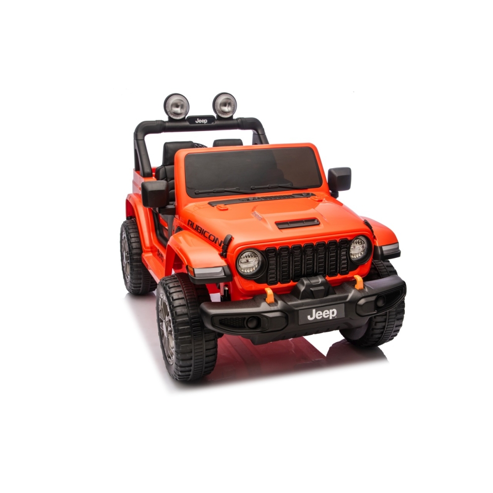 Elektromobilis Jeep Wrangler Rubicon LIFT, Orange-Elektromobiliai vaikams, Visureigiai-e-vaikas