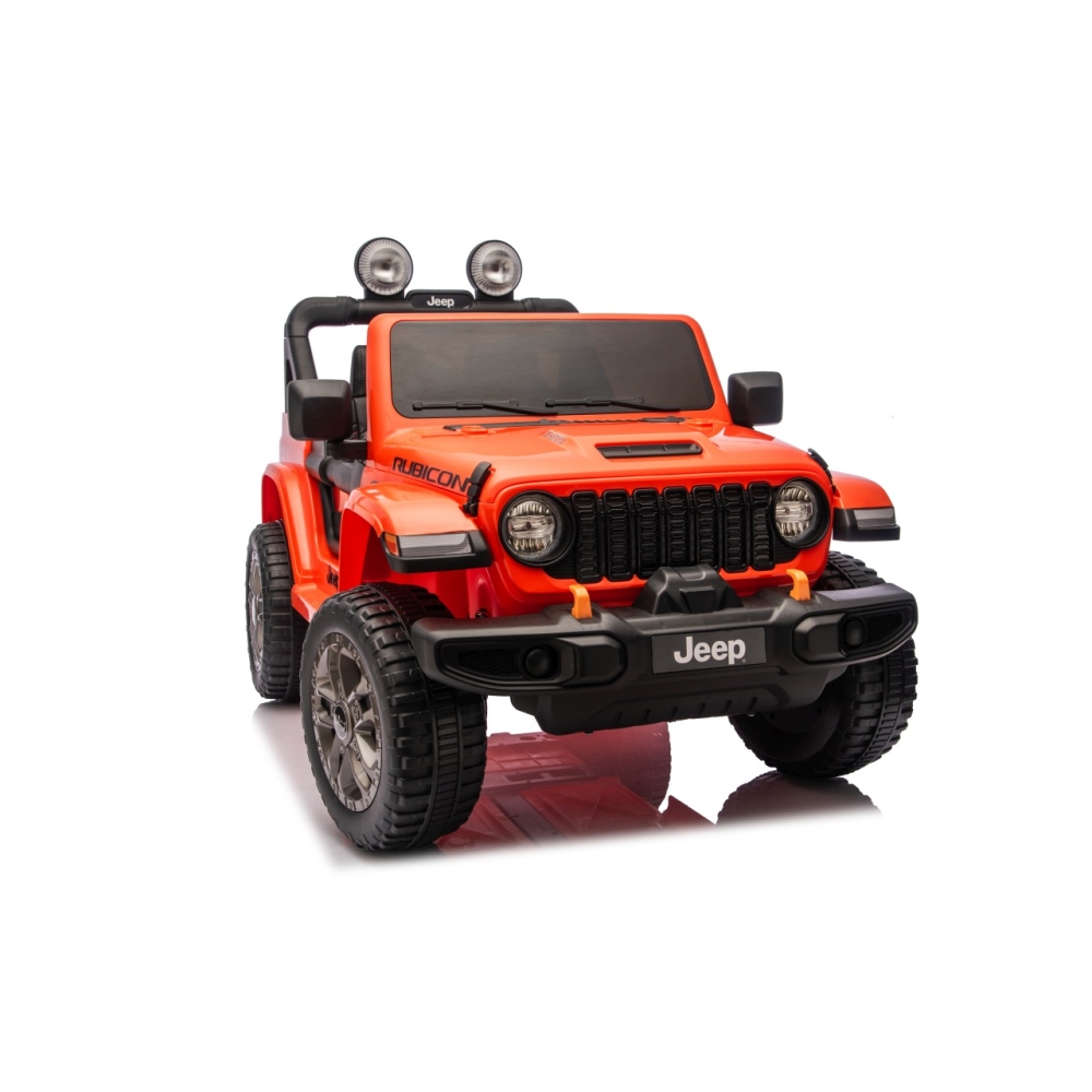 Elektromobilis Jeep Wrangler Rubicon LIFT, Orange-Elektromobiliai vaikams, Visureigiai-e-vaikas