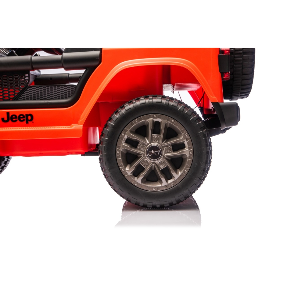 Elektromobilis Jeep Wrangler Rubicon LIFT, Orange-Elektromobiliai vaikams, Visureigiai-e-vaikas